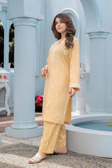 2 PC Embroidered Lawn Shirt With Cotton Shalwar CNP22-58