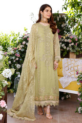 3-Pc Charizma Unstitched Premium Chiffon Collection CPC23-01