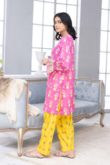 2-Pc Digital Printed Shirt With Cotton Shalwar CPM22-95