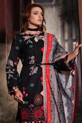 3-PC Unstitched Printed Khaddar Shirt with Printed Khaddar Dupatta CPW4-02