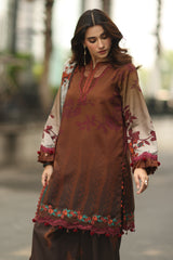 3-pc Unstitched Embroidered Printed Staple DSCW5-23