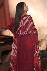 3-PC Unstitched Printed Khaddar Shirt with Printed Khaddar Dupatta CPW4-05