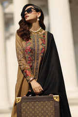 3-PC Unstitched Peach Leather with Velvet CSW5-05