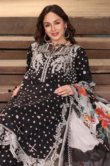 3-PC Unstitched Embroidered Lawn Collection AN5-09