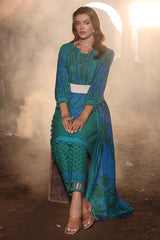 3-PC Unstitched Printed Khaddar Shirt with Printed Khaddar Dupatta CPW4-03