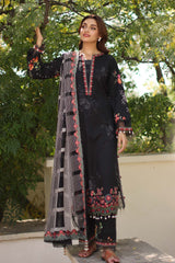 3-PC Unstitched Embroidered  Lawn  SLC27-08