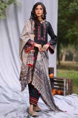 3-PC Unstitched Printed Khaddar Collection CPW4-15