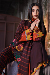 3-PC Printed Khaddar Shirt with Printed Khaddar Dupatta suit CPW4-06 P