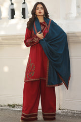 3-PC Unstitched Peach Leather with Velvet CSW5-02