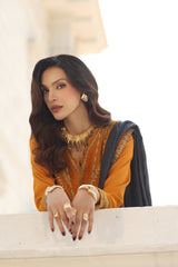 3-PC Unstitched Peach Leather with Velvet CSW5-08