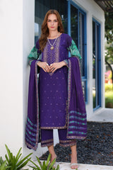 3-PC Unstitched Embroidered Lawn Collection CRS4-26