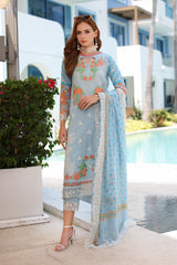 3-PC Unstitched Embroidered Lawn Collection CRS4-25