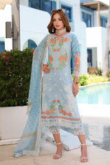 3-PC Unstitched Embroidered Lawn Collection CRS4-25