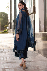 3-PC Embroidered Organza Suit CMA-4-092