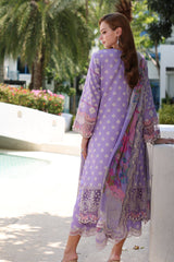 3-PC UNSTITCHED EMBROIDERED LAWN SHIRT WITH EMBROIDERED CHIFFON DUPATTA  CN4-13