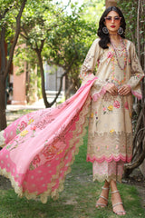 3-PC Unstitched Embroidered Lawn Collection CCS-4-19