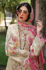 3-PC Unstitched Embroidered Lawn Collection CCS-4-19