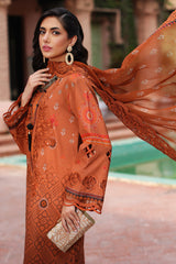 3-PC Unstitched Embroidered Lawn Collection CCS-4-25