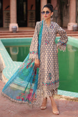 3-PC Unstitched Embroidered Lawn Collection CCS-4-22