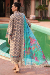 3-PC Unstitched Embroidered Lawn Collection CCS-4-22