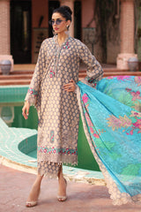 3-PC Unstitched Embroidered Lawn Collection CCS-4-22