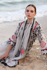 3-PC Printed Lawn Shirt with Chiffon Dupatta and Trouser CPS-AS4-03