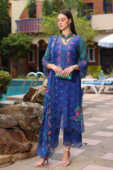 3-PC Unstitched Embroidered Lawn Collection CRS4-23