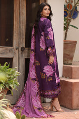 3-PC Embroidered Lawn Shirt with Embroidered Chiffon Dupatta with Trouser AS4-44