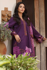 3-PC Embroidered Lawn Shirt with Embroidered Chiffon Dupatta with Trouser AS4-44