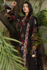 3-PC Unstitched Printed Lawn Shirt with Embroidered Chiffon Dupatta and Trouser AS4-41