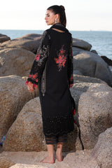 3-PC Unstitched Printed Lawn Shirt with Embroidered Chiffon Dupatta and Trouser AN4-09