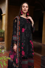 3-PC Embroidered Lawn Shirt with Embroidered Chiffon Dupatta and Trouser DSRB4-06