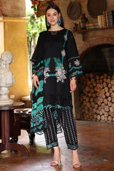 3-PC Embroidered Lawn Shirt with Embroidered Chiffon Dupatta and Trouser DSCC4-25