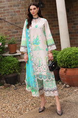 3-PC Unstitched Embroidered Lawn Collection CRB5-01