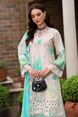 3-PC Unstitched Embroidered Lawn Collection CRB5-01