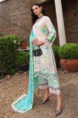 3-PC Unstitched Embroidered Lawn Collection CRB5-01