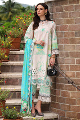 3-PC Unstitched Embroidered Lawn Collection CRB5-01