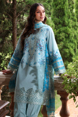 3-PC Unstitched Embroidered Lawn Collection CRB5-09