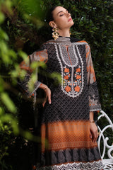 3-PC Embroidered Lawn Shirt with Embroidered Chiffon Dupatta and Trouser DSCC4-22