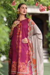 3-Pc Unstitched Embroidered Staple Suit AWE5-13