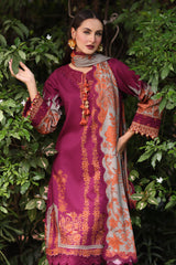 3-Pc Unstitched Embroidered Staple Suit AWE5-13