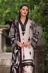 3-Pc Unstitched Embroidered Staple Suit AWE5-10