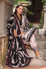 3-Pc Unstitched Embroidered Staple Suit AWE5-10