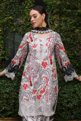 3-PC Embroidered Lawn Shirt with Embroidered Chiffon Dupatta and Trouser DSCC4-23