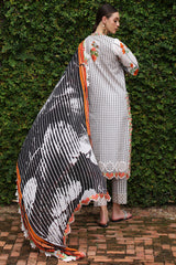 3-PC Unstitched Embroidered Lawn Collection CRB5-08S