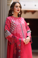 3-PC Unstitched Embroidered Lawn Collection  AN6-10