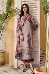 3-PC Embroidered Linen Shawl Suit SHW4-02 P