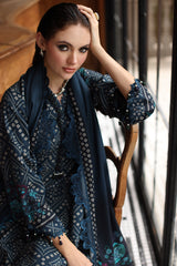 3-PC Unstitched Embroidered Linen Collection CCW6-20