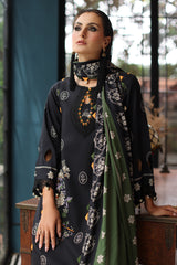 3-Pc  Unstitched Embroidered Staple Suit  AWE5-02