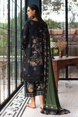 3-Pc  Unstitched Embroidered Staple Suit  AWE5-02